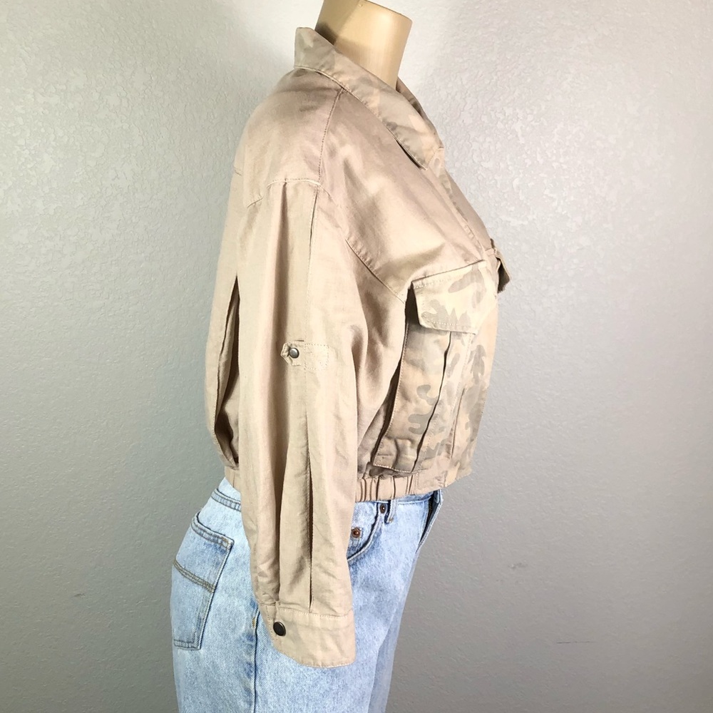 Anthropologie Hei Hei Cropped Camo Jacket - Picture 6 of 10